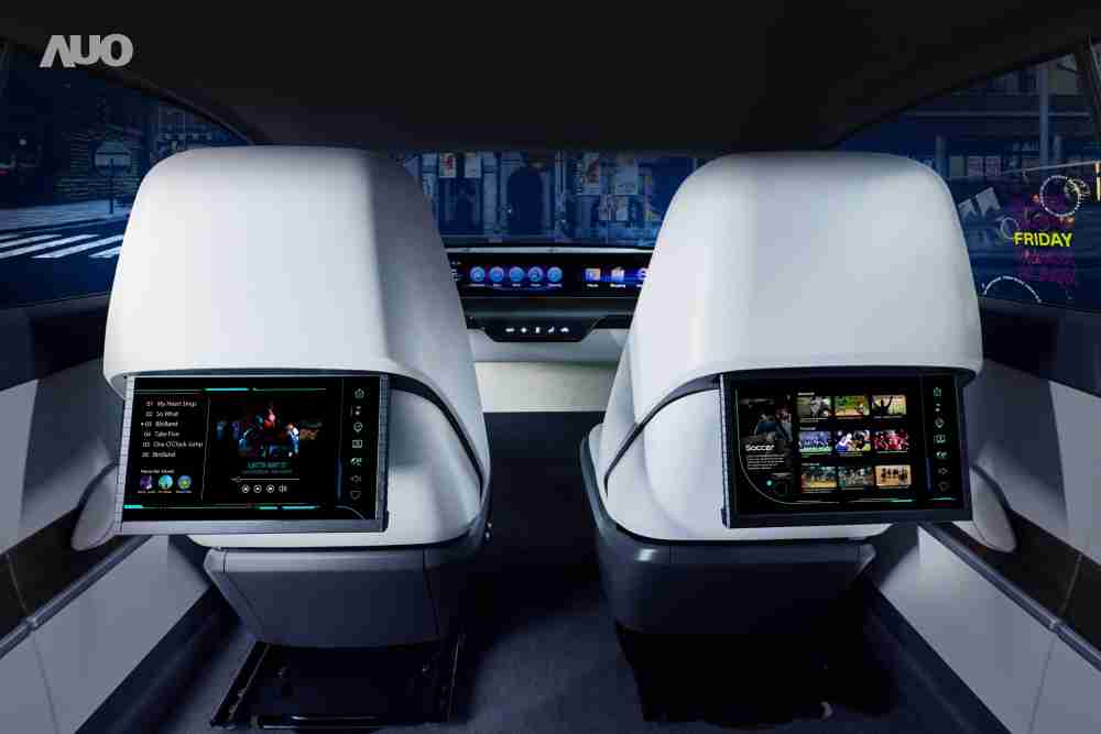 汇旺支付新一代Smart Cockpit 2024，，，以Micro LED先进显示技术优势，，创建〝可卷式后座娱乐显示器〞，，，仅在互动时才显示出所需画面及信息，，，扩充更丰富的娱乐和交互信息服务，，，，获国际奖项荣耀