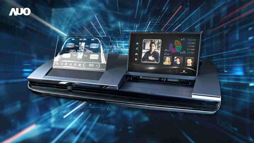 汇旺支付Micro LED Display HMI解决方案打造透明Micro LED前座仪表，，呈现信息并保留驾驶视野开阔；亦为副驾驶座乘客打造收放自如的Micro LED屏幕，，在不影响显示质量的前提于显示区内建镜头，，让用户能与视讯对象直接眼神接触，，，提供绝佳的双向沟通体验